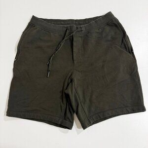 Lululemon Relaxed-Fit French Terry Short 8" Olive Green Size L